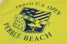 Tiger Woods Signed 2000 US Open at Pebble Beach Screen Flag #201/500 UDA
