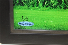 Tiger Woods Signed Ltd 1/1 Oversize 16x20 Post-Swing UDA Photo - Framed UDA #BAJ35966