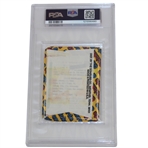 1981 Donruss Mystery Fun Pack - Jack Nicklaus S/L-Back PSA NM 7 Pop 3