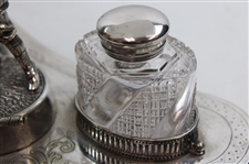 Circa 1900 Figural Golfer Inkstand