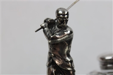 Circa 1900 Figural Golfer Inkstand