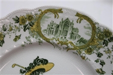 Pair Of Royal Doulton “Picturesque Scenes” Series Golfer Plates