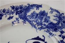 Pair Of Royal Doulton “Picturesque Scenes” Series Golfer Plates