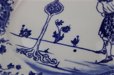 Pair Of Royal Doulton “Picturesque Scenes” Series Golfer Plates
