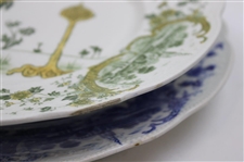 Pair Of Royal Doulton “Picturesque Scenes” Series Golfer Plates