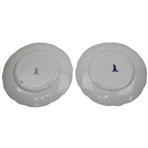 Pair Of Royal Doulton “Picturesque Scenes” Series Golfer Plates