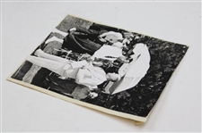 Original Photo of Bobby Locke at a Golf Tournament Removed From His Personal Scrapbook