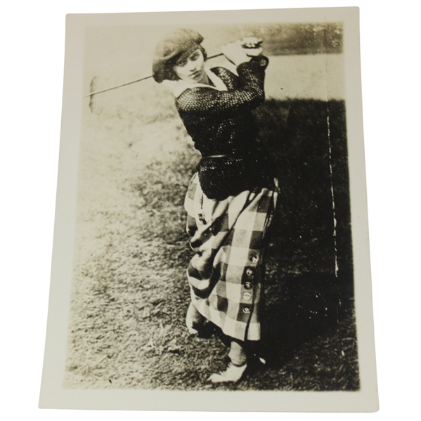 October 21, 1921 Glenna Collett Beat Miss Leitch of England at Golf Press Photo