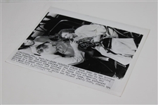 Babe Zaharias Arriving Home in Tampa 1955 Press Photo