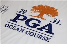 John Daly Signed 2021 PGA Championship at Kiawah Island Embroidered Flag JSA ALOA