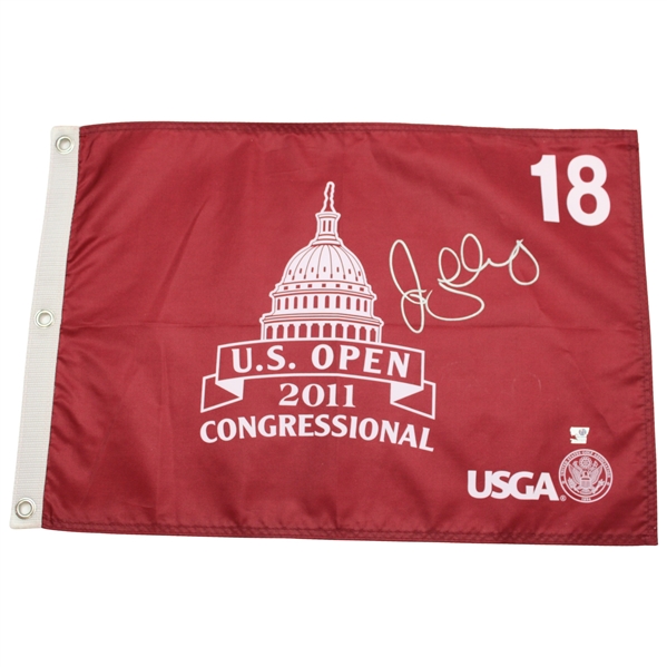 Rory McIlroy Signed 2011 US Open at Congressional Red Flag JSA ALOA