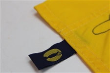 Rory McIlroy Signed 2014 The Open at Royal Liverpool Yellow Screen Flag JSA ALOA