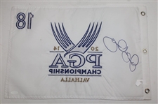 Rory McIlroy Signed 2014 PGA at Valhalla Embroidered White Flag JSA ALOA