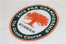 Rory McIlroy Signed 2012 PGA at Kiawah Ocean Course Embroidered White Flag JSA ALOA