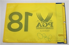 Rory McIlroy Signed 2014 PGA Championship at Valhalla Flag JSA ALOA