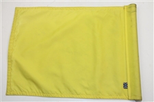 Past Champs Gary Player & Tony Jacklin Signed Royal Lytham & St Annes Yellow Course Flown Flag JSA ALOA