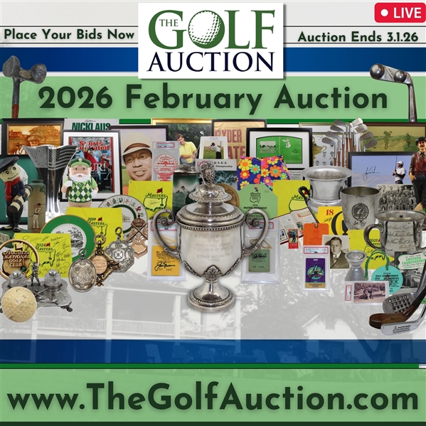 Welcome to our 2026 February Golf Auction, it will end on Sunday, March 1st at 10pm ET