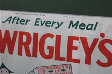 Vintage Wrigley's Gum Advertisement - Framed