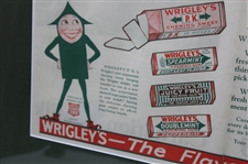 Vintage Wrigley's Gum Advertisement - Framed