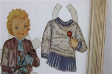 Four (4) Vintage Golf Clothing Various Advertisements & Cutout - Framed