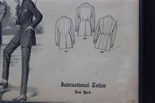 Four (4) Vintage Golf Clothing Various Advertisements & Cutout - Framed