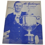 Al Geiberger Signed 1972 Golf Exhibition Program JSA ALOA