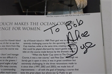 Pete & Alice Dye Dual Signed 2005 'Golf Traditions' Magazine Vol 1 JSA ALOA