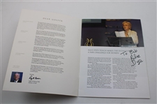 Pete & Alice Dye Dual Signed 2005 'Golf Traditions' Magazine Vol 1 JSA ALOA