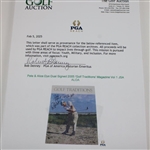 Pete & Alice Dye Dual Signed 2005 'Golf Traditions' Magazine Vol 1 JSA ALOA