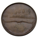 Undated Gulmarg Golf Club Medal with Raised Scene & Figure