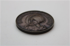 Undated Gulmarg Golf Club Medal with Raised Scene & Figure