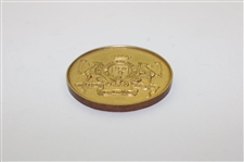 1923 Cheshire Union of Golf Clubs 9 Karat Gold Medal Presented by The President R. H. Prestwich