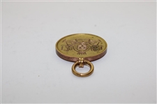 1921 Cheshire Union Of Golf Clubs Team Championship 9 Karat Gold Medal