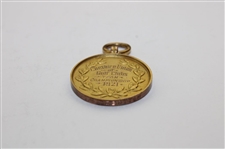 1921 Cheshire Union Of Golf Clubs Team Championship 9 Karat Gold Medal