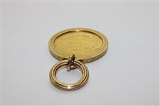 1909 Western New York Golf Championship at Buffalo CC Lowest Qualifying Score 18K Gold Medal Won By R. F. Robinson