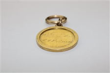1909 Western New York Golf Championship at Buffalo CC Lowest Qualifying Score 18K Gold Medal Won By R. F. Robinson