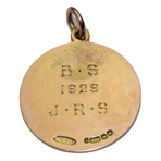 1929 Lancashire Union Of Golf Clubs 9k Gold Medal