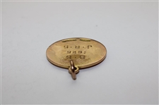 1929 Lancashire Union Of Golf Clubs 9k Gold Medal
