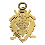 1904 G.G.C. Tennant Cup Gailes 9K Gold Medal Won by W. S. C.
