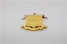 1899-1900 City Of Newcastle Golf Club Captains 14k Gold Medal Won by F. E. Thew