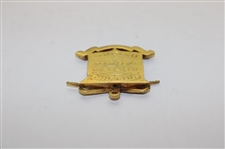 1899-1900 City Of Newcastle Golf Club Captains 14k Gold Medal Won by F. E. Thew