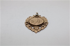 1901 Far & Sure 8K Gold Medal Presented To The Lanark Junr Golf Club by Mr John Keith Won By G. Chislett