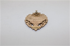 1901 Far & Sure 8K Gold Medal Presented To The Lanark Junr Golf Club by Mr John Keith Won By G. Chislett
