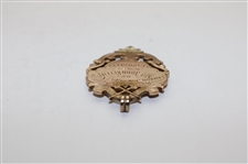 1901 Far & Sure 8K Gold Medal Presented To The Lanark Junr Golf Club by Mr John Keith Won By G. Chislett