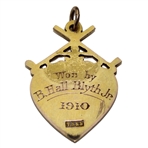 1910 Innerleven Golf Club Coronation Cup 9K gold Medal Won by B. Hall Blyth Jr.