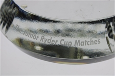 Undated Junior Ryder Cup Glass Trophy
