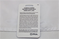 2023 PGA Championship at Oak Hill Embroidered Flag w/2023 PGA Championship at Oak Hill Sunday Badge