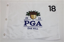 2023 PGA Championship at Oak Hill Embroidered Flag w/2023 PGA Championship at Oak Hill Sunday Badge