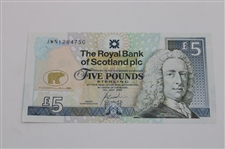 Jack Nicklaus 5 Pound Royal Bank Of Scotland Note 1978 Open Championship