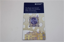 Royal & Ancient 250th Anniversary Commemorative Old Tom Morris Royal Bank of Scotland 5 Pound Note